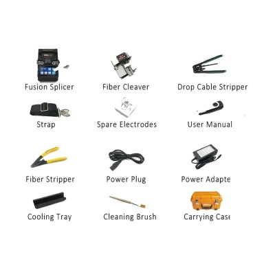 Fusionadora Fibra Óptica X600 Cleaver 50d + Electrodo Extra