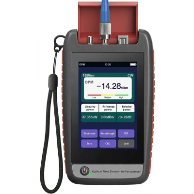 Otdr Power Meter  Fibra Óptica Shinho X-350 Touch 4 En 1 Ftth 1310/1550nm